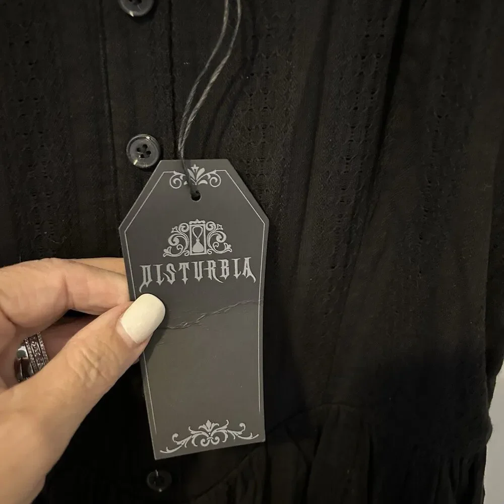 Disturbia Black Maxi Dress - Picture 10 of 15